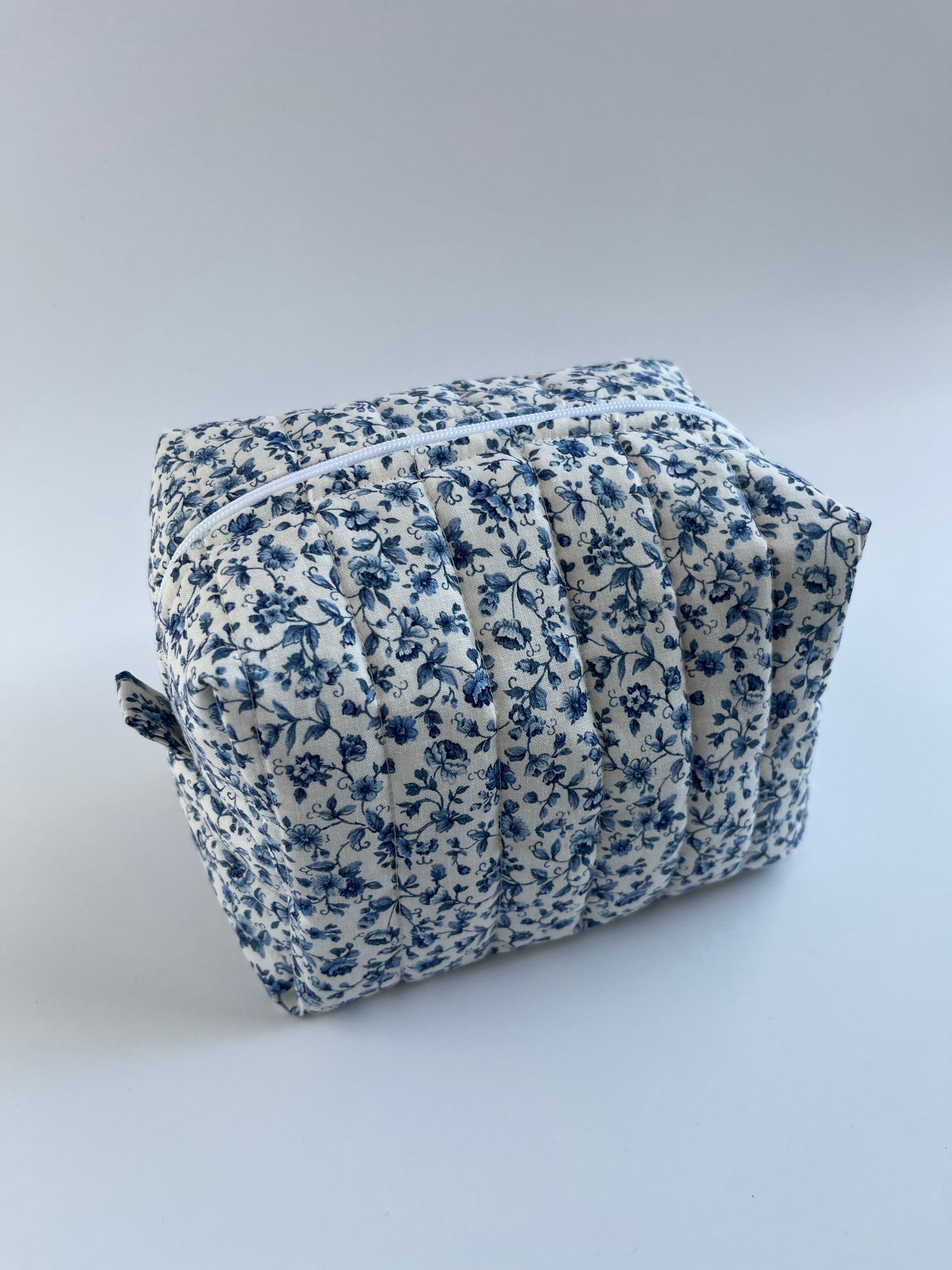 Makeup Bag Blue Floral